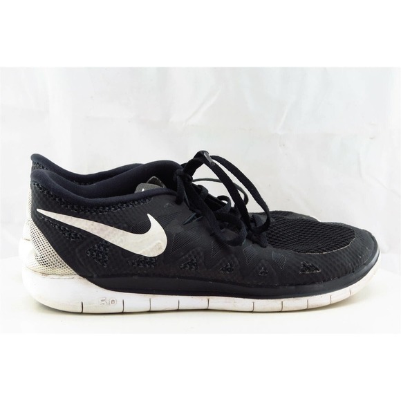 Nike Free 5.0 Youth Boys Shoes‎ Sz 7 M Black Mesh Running - Picture 5 of 9